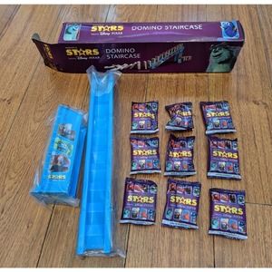 Woolworths Stars Disney Pixar Domino Stairs Blue Collectible 9 New Dominoes USA